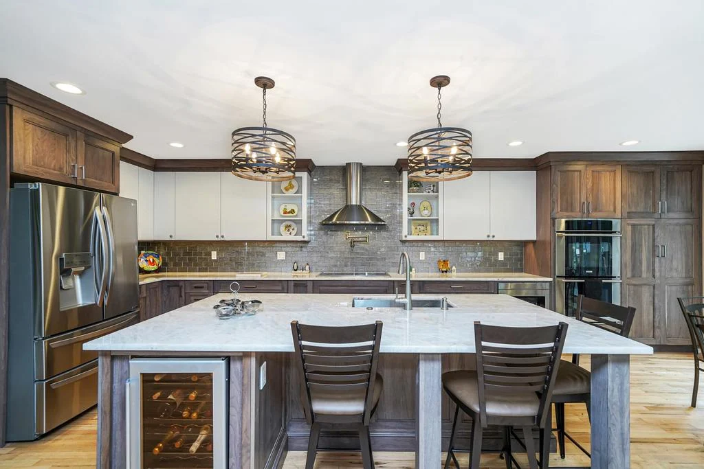 White & Gray Kitchen cabinetry