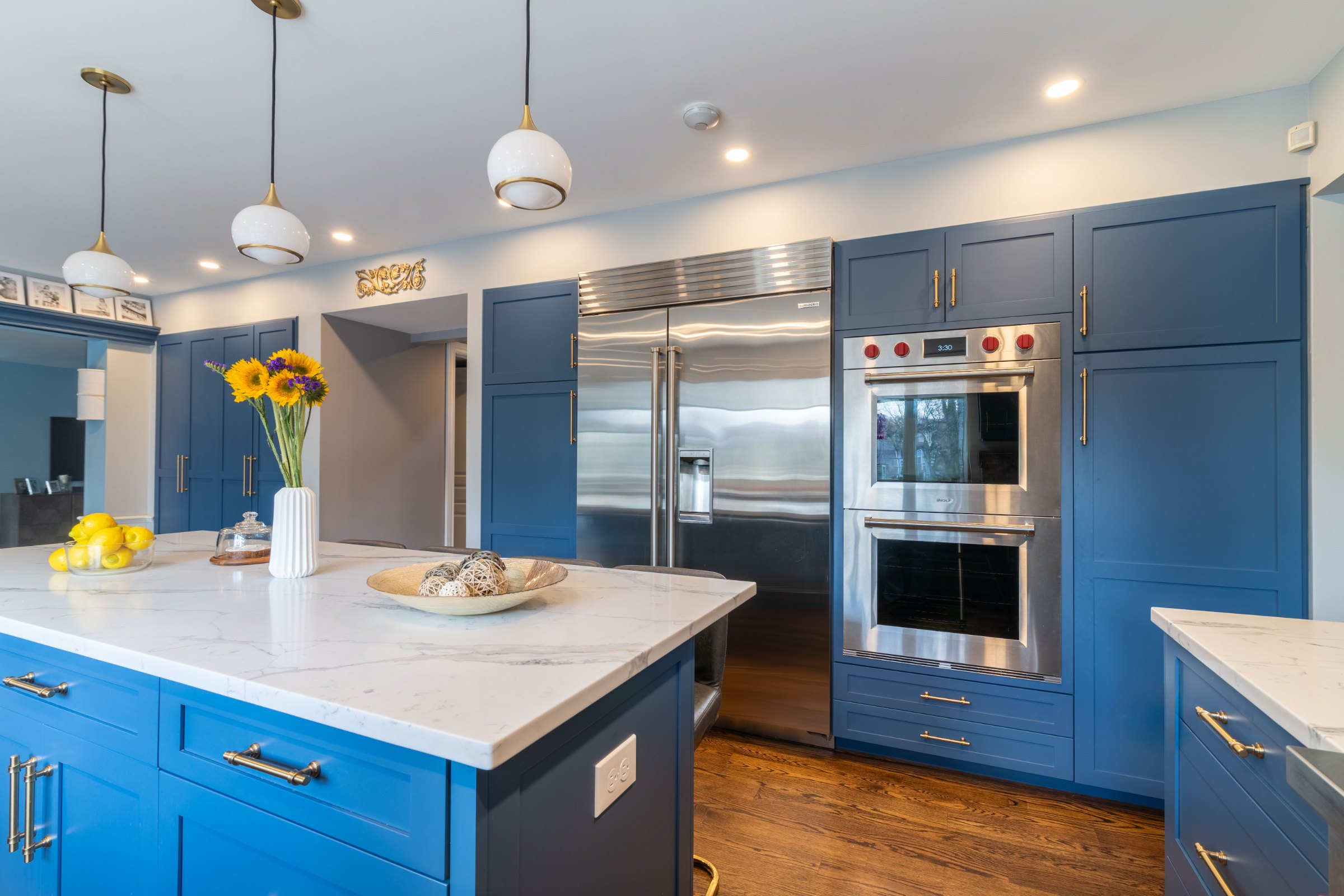 Kitchen project by The Cabinet Coach: Royal Blue Kitchen
