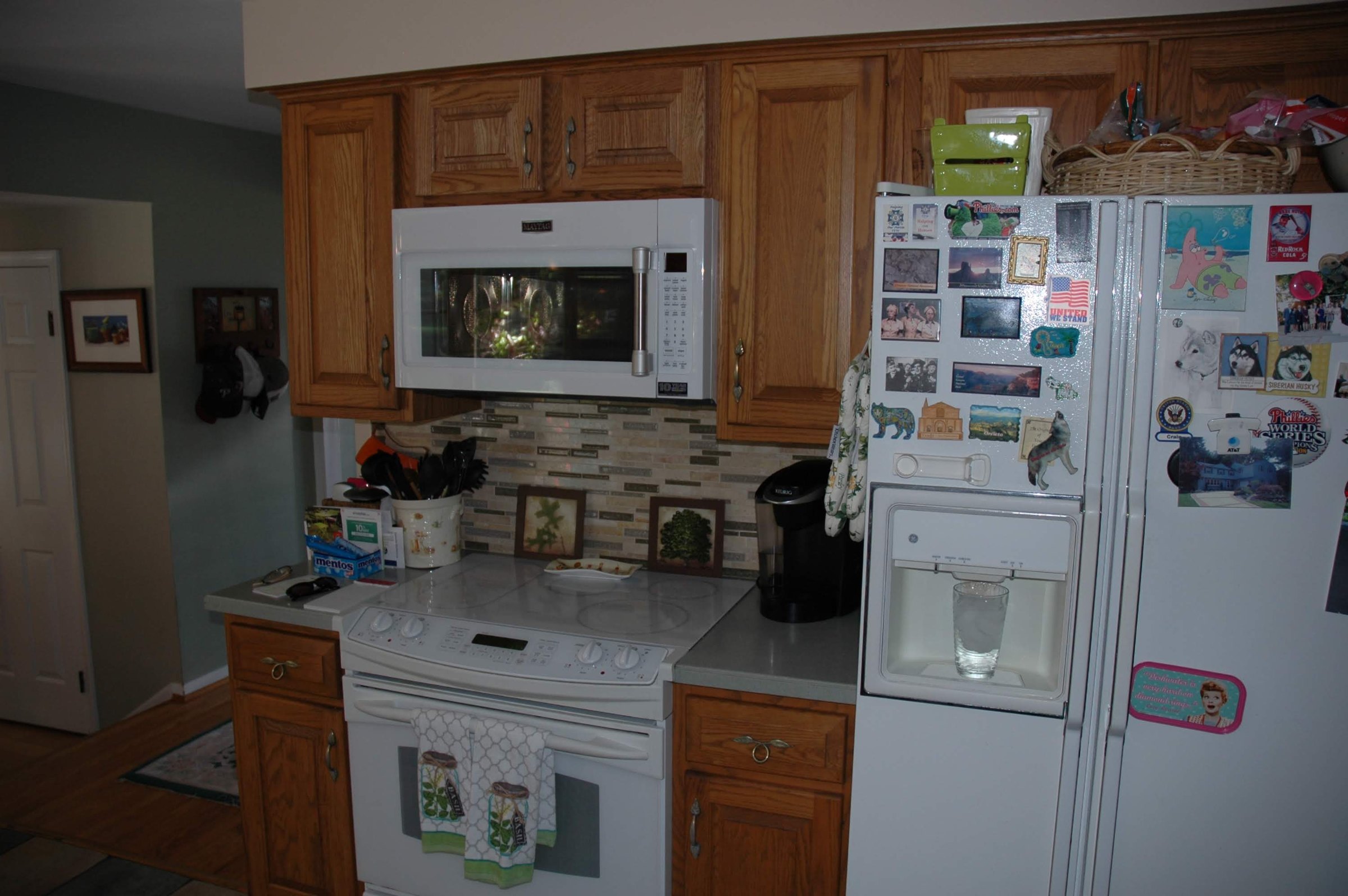 White Kitchen before the remodel