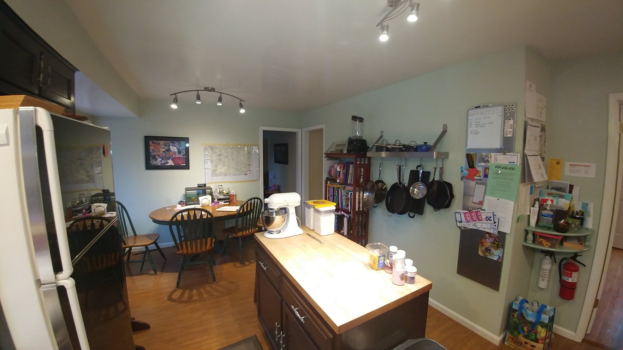 Live-Edge Wood before the remodel